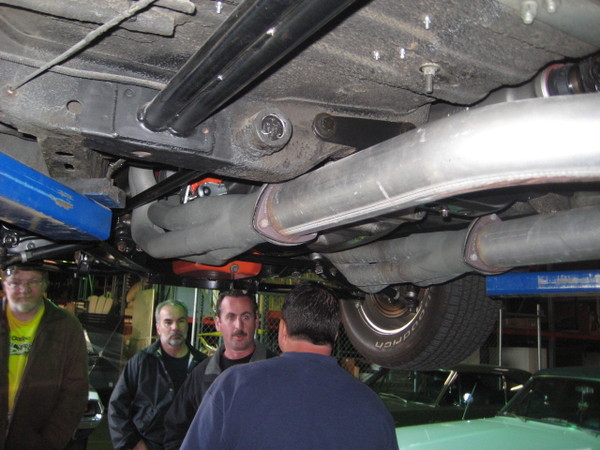 Sandy's van gets a tune up. 027