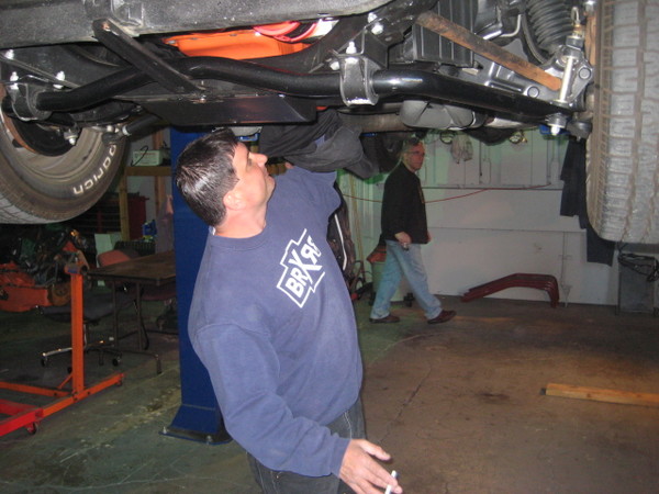 Sandy's van gets a tune up. 031