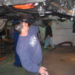 Sandy's van gets a tune up. 031