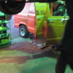 Sandy's van gets a tune up. 040