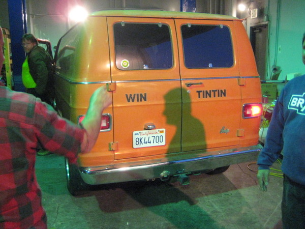 Sandy's van gets a tune up. 047
