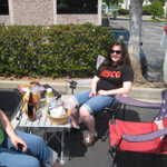 Deanna sports a thirty year old NOS Frisco Choppers T-shirt.