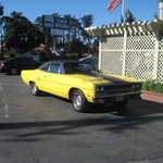 Our day at the beach starts with seing a nice 1970 roadrunner
