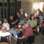 A few GGSMU members meet for a Tuesday night Elk's club dinner.