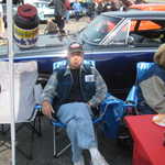 Bill Hanky enjoys the day.
