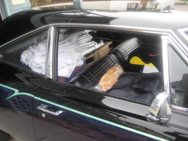 My roadrunner is no longer a cool classic car it's now a catering truck!!