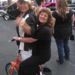 Two kinds of trouble on wheels.
