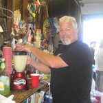 Sure i can make the cold drinks for the guests, that beats holding up the tent.