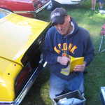 John makes the best of a bad situation. Anybody got some super glue??