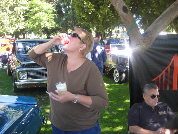 Jan enjoys her Jello, but only in small containers.