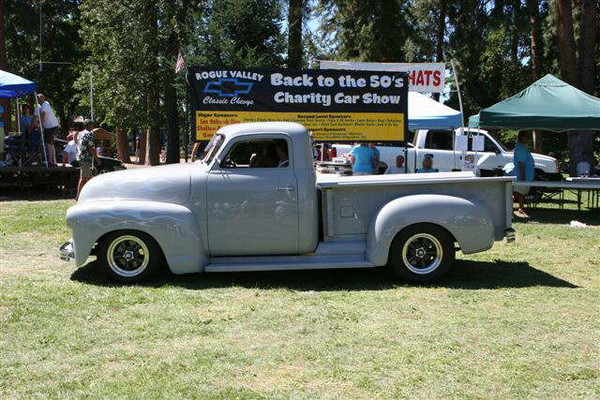 Ray Fraschieri wins "Best of Show" at Back To The 50's Charity Car Show
Riverside Park
Grants Pass, OR
July 25-26, 2008