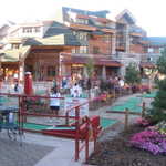 Minature golf course right in the plaza of our hotel.