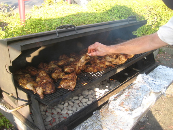 The food is done so get in line!
