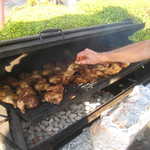 The food is done so get in line!