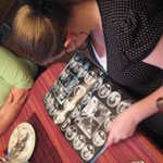 The kids check out my highschool yearbook from 1978. They are attended or are now attending the same school.