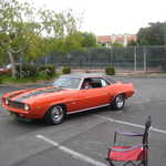 The cars start rolling in early.