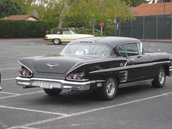 Frank Pisa's 58 Impala sure looks sweet with those wheels.