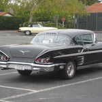 Frank Pisa's 58 Impala sure looks sweet with those wheels.