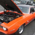 The new Dodge challenger comes to visit. 018