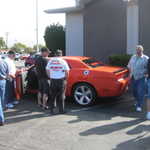 The new Dodge challenger comes to visit. 040