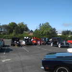 The new Dodge challenger comes to visit. 045