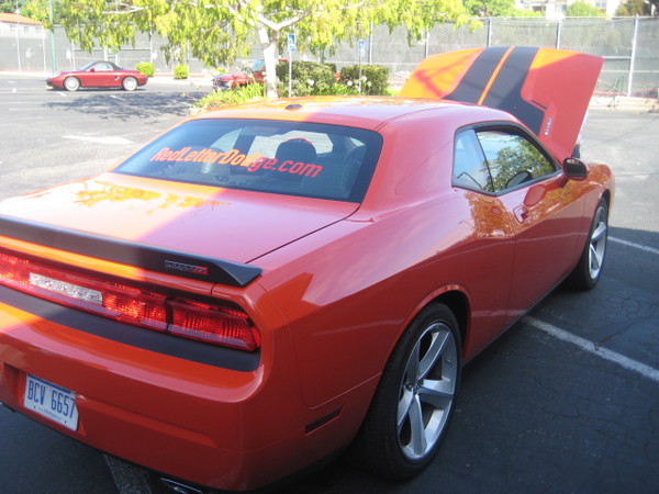 The new Dodge challenger comes to visit. 046