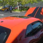 The new Dodge challenger comes to visit. 053