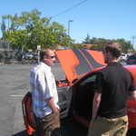 The new Dodge challenger comes to visit. 064
