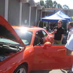 The new Dodge challenger comes to visit. 065
