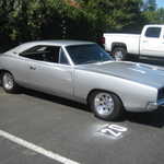 The new Dodge challenger comes to visit. 070