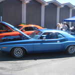 The new Dodge challenger comes to visit. 075