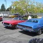 The new Dodge challenger comes to visit. 078