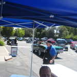 The new Dodge challenger comes to visit. 096