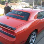 The new Dodge challenger comes to visit. 133