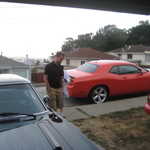 The new Dodge challenger comes to visit. 139