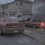 The new Dodge challenger comes to visit. 148