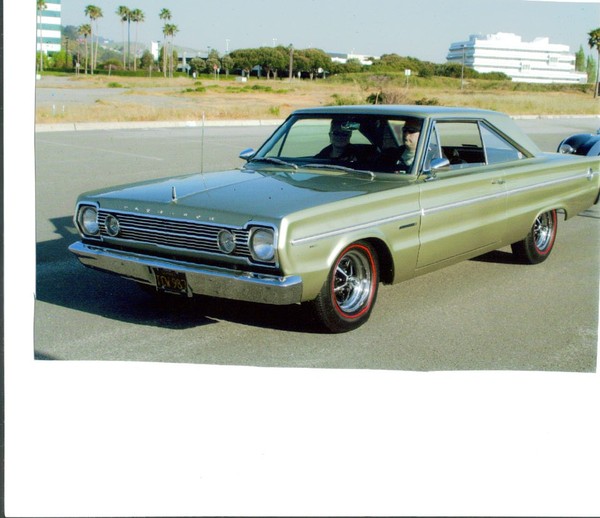 1966 Plymouth Belvedere II, 2 door Hardtop. 

273V8, 2bbl AT

Seamist Green, Black Interior

Matching #'s

90% Restored in last 3 yrs.

AM/FM/CD in glove box, new speakers dash and rear deck

$20,000 or Best offer.

(408) 257-4520

janurary23rd@aol.com