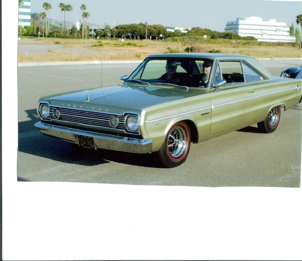 1966 Plymouth Belvedere II, 2 door Hardtop. 

273V8, 2bbl AT

Seamist Green, Black Interior

Matching #'s

90% Restored in last 3 yrs.

AM/FM/CD in glove box, new speakers dash and rear deck

$20,000 or Best offer.

(408) 257-4520

janurary23rd@aol.com