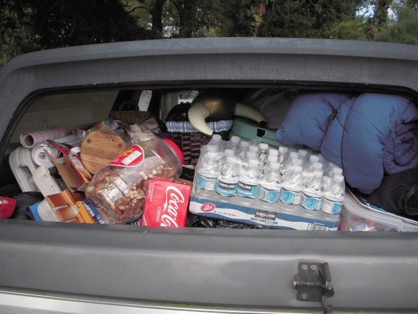 The MPM Truckster is over filled as always.