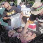 All the meat today was personally hand checked for goodness by Steve Cavillo. A big thank you goes to him for setting up this event as he always does for us.