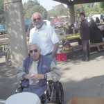 Carl takes his dad for a quick spin before lunch.