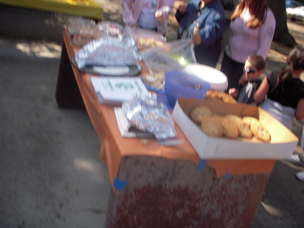 Lot's of good food awaits the hungry guests.