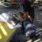 Patrica is an excelent artist and shows us some of her drawings.