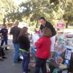 Let the raffle begin. A big thanks to Cindy and Ron for all their efforts in shopping for the prizes.