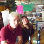 Joe and Kathy stop by to say hello.
