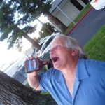We catch sneaking a quick shot of BBQ sauce. An addiction like that is a terrible thing.