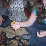 Deanna's new pet "Crabman".
