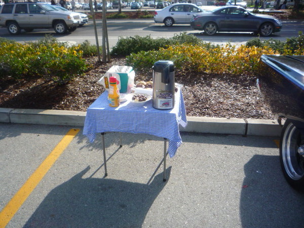 Coffee and muffins for all!! Come and get it!