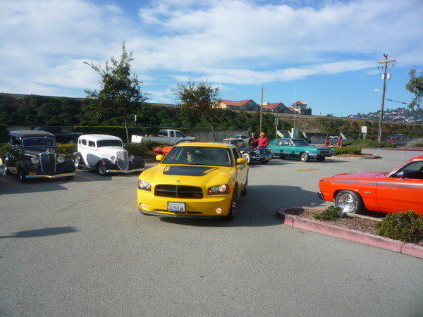Linda's cool charger is a replacement today for Dennis's old Mopar.