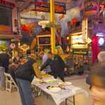 Toy wrappping at Sparky's Hot Rod Shop. 030